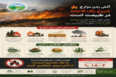  آتش زدن مزارع شروع یک فاجعه در طبیعت است. 