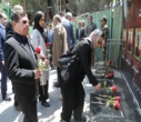 ادای احترام سفرا و نمایندگان سازمانهای بینالمللی به شهدای سازمان منابع طبیعی در جنگ رمضان