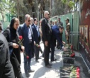 ادای احترام سفرا و نمایندگان سازمانهای بینالمللی به شهدای سازمان منابع طبیعی در جنگ رمضان