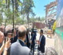 بازدید نمایندگان مجلس از بناهای تخریب‌شده سازمان منابع طبیعی در جنگ رمضان