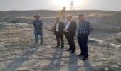 فرماندار لامرد از پروژه کنترل سیلاب چهارطاق بازدید کرد