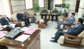 دیدار معاون برنامه ریزی سازمان منابع طبیعی  با رییس سازمان جهاد کشاورزی استان قزوین