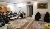 دیدار رییس سازمان منابع طبیعی با خانواده شهید موسوی 