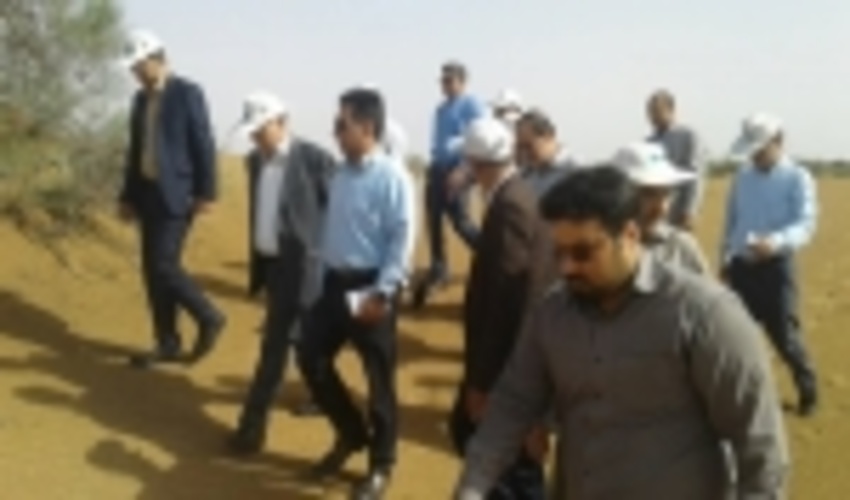 مهندس آقایی از پیشرفت اقدامات بیابانزدایی خوزستان بازدید کرد