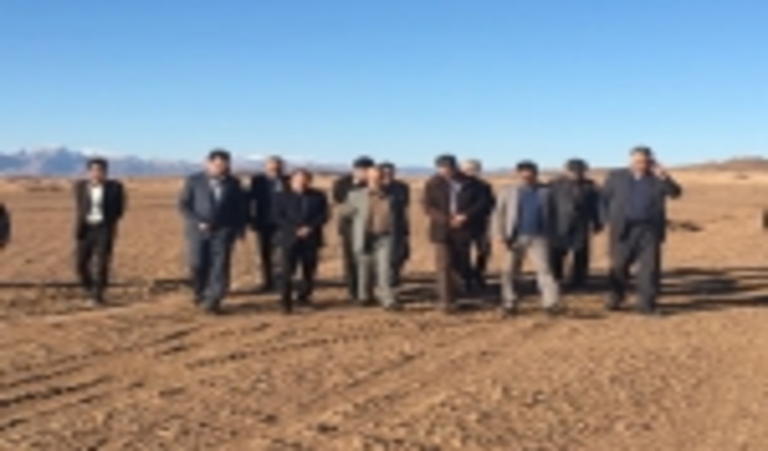 Head of FRWO visit to Desertification Control Projects in Khorasan Razavi Province