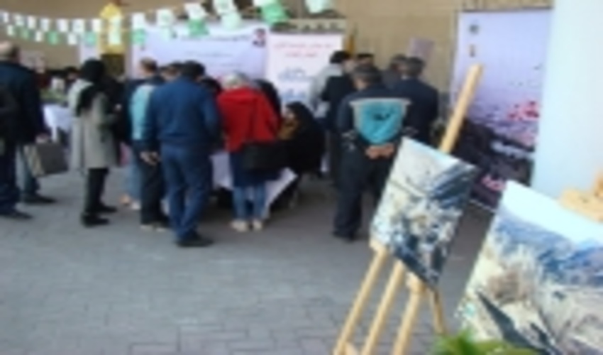 جشن درختکاری در ایوان انتظار میدان ولیعصر(عج) تهران
