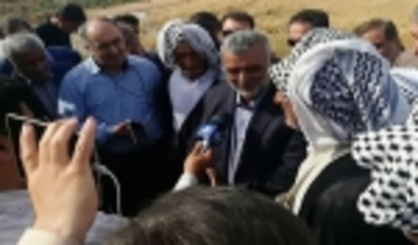 بازدید وزیر جهاد کشاورزی از روند اجرایی عملیات طرح مهار کانون ریزگردها در خوزستان