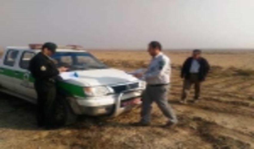 37هزار مترمربع از اراضی ملی شهرستان ورامین رفع تصرف شد