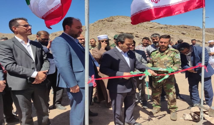 خراسان رضوی/ بهره برداری از بند خاکی روستای بیدک در شهرستان تایباد 