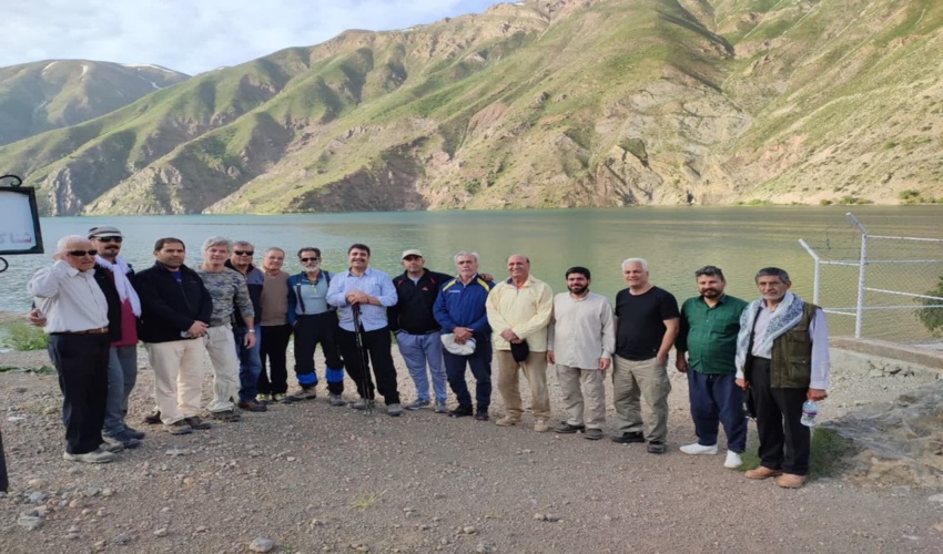 عزیمت گروه کوهنوردی سازمان منابع طبیعی به دریاچه گهر