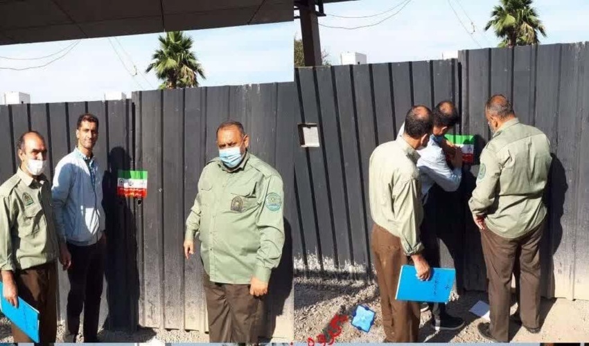 دستور دادستانی نوشهر و اقدام منابع طبیعی نوشهر رویان؛ شهرک معروف حمزده نوشهر پلمپ شد 