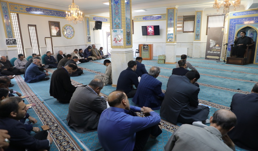 گزارش تصویری/ برگزاری مراسم گرامیداشت شهادت سید مقاومت؛ شهید سید حسن نصرالله در ستاد سازمان منابع طبیعی
