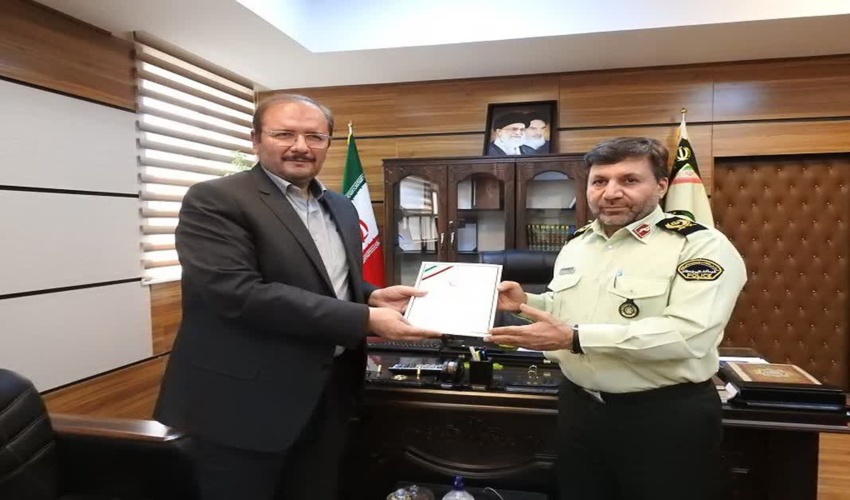  دیدار دکتر وحید با سردار بنی اسد فرمانده یگان های انتظامی و حفاظتی فراجا